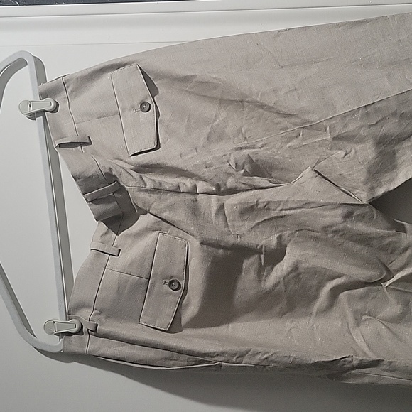 Kenneth Cole linen Solid pants - new - Picture 5 of 7